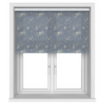 Laura Ashley Pussy Willow Dark Seaspray Motorised