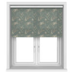 Laura Ashley Pussy Willow Fern Green Motorised