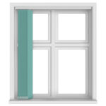 Banlight Duo FR Turquoise 127mm