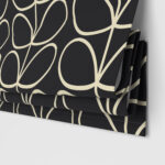 Orla Kiely Jumbo Linear Stem Liquorice Motorised