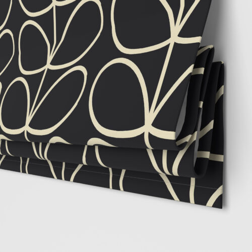 Orla Kiely Jumbo Linear Stem Liquorice Motorised