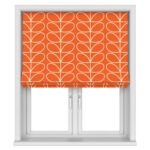 Orla Kiely Jumbo Linear Stem Persimmon Motorised
