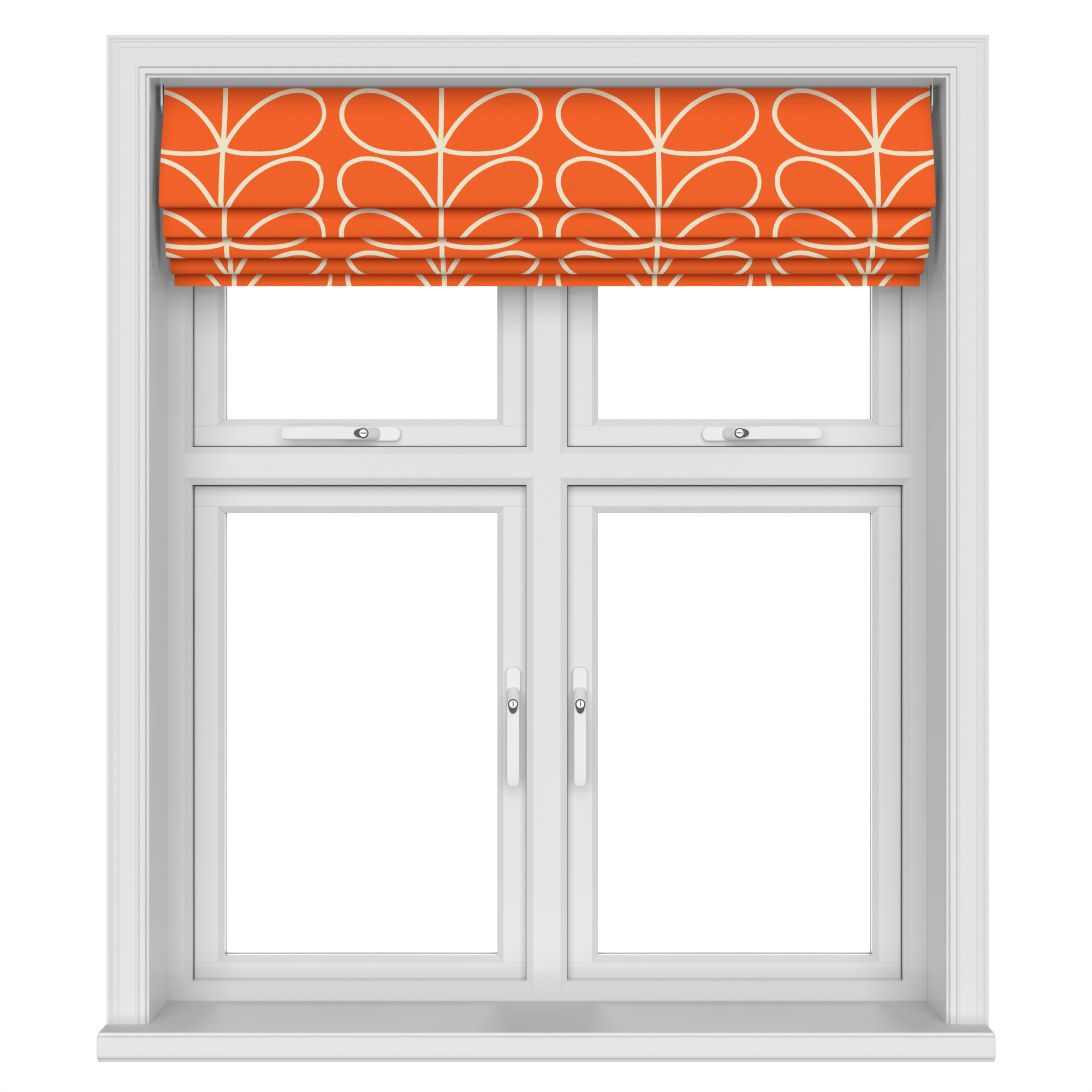 Orla Kiely Jumbo Linear Stem Persimmon Motorised - Image 5