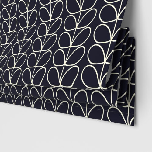 Orla Kiely Linear Stem Navy Whale Motorised