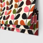 Orla Kiely Multi Stem Pink & Red Motorised
