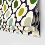 Orla Kiely Spot Flower Blue Multi Motorised