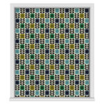 Orla Kiely Spot Flower Stem Blue & Green Motorised