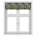 Orla Kiely Spot Flower Stem Blue & Green Motorised