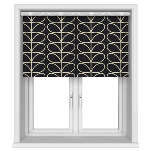 Orla Kiely Jumbo Linear Stem Liquorice Motorised