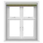 Orla Kiely Linear Stem Olive & Black Motorised