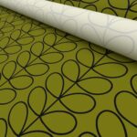 Orla Kiely Linear Stem Olive & Black Motorised