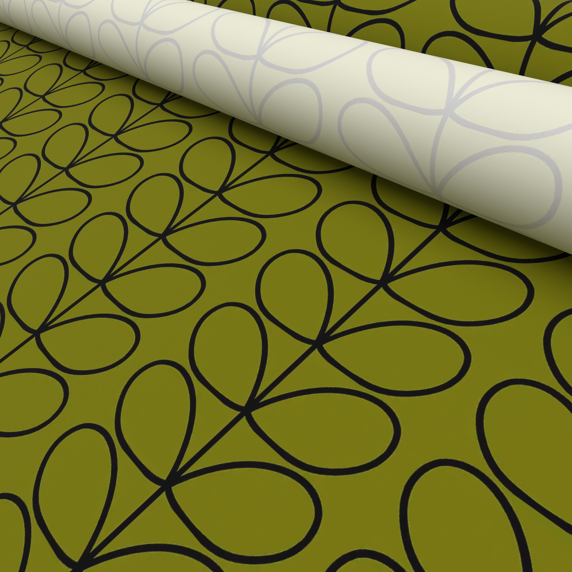 TwistFit Orla Kiely Linear Stem Olive & Black - Image 5