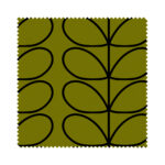 Orla Kiely Linear Stem Olive & Black Motorised