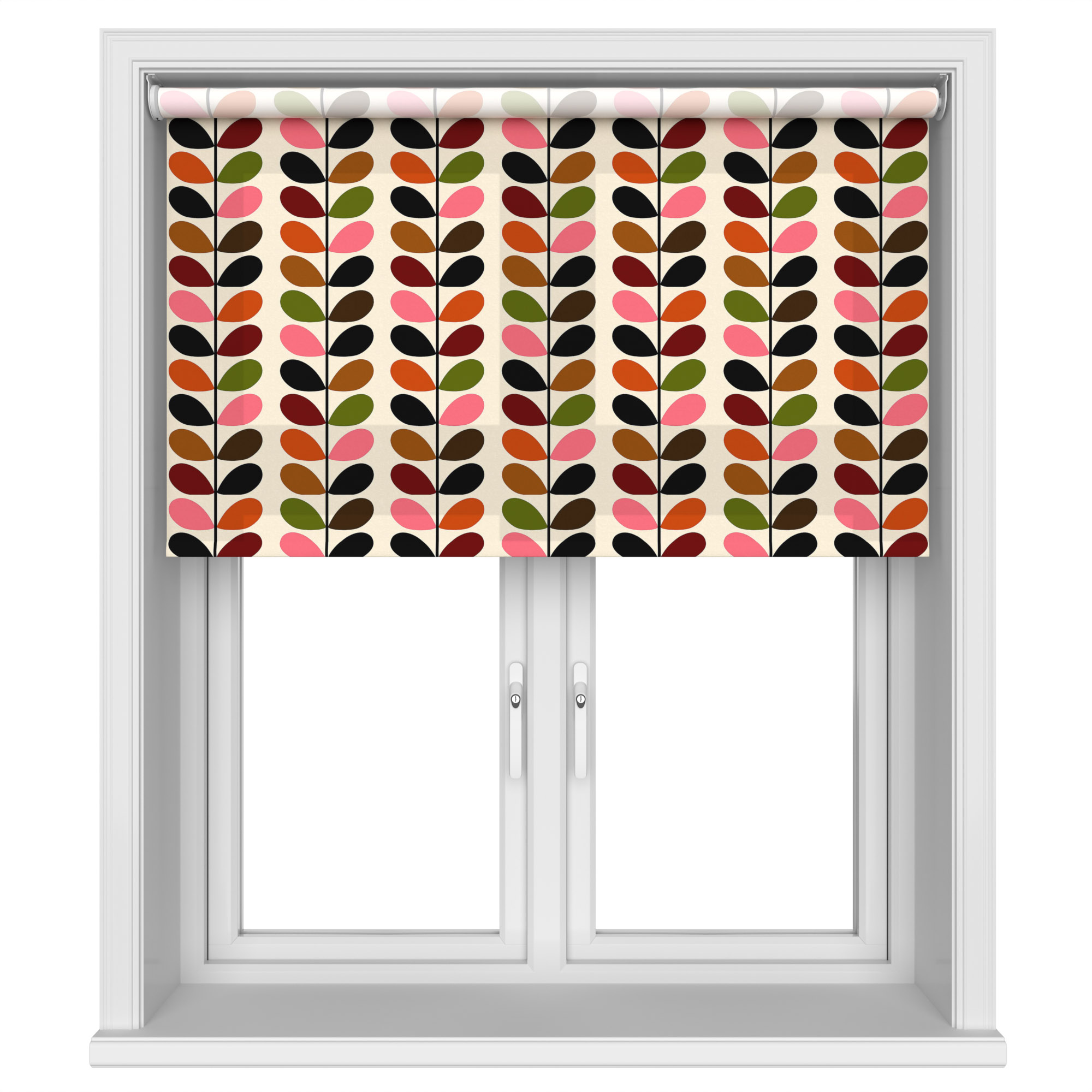 Orla Kiely Multi Stem Pink & Red Motorised