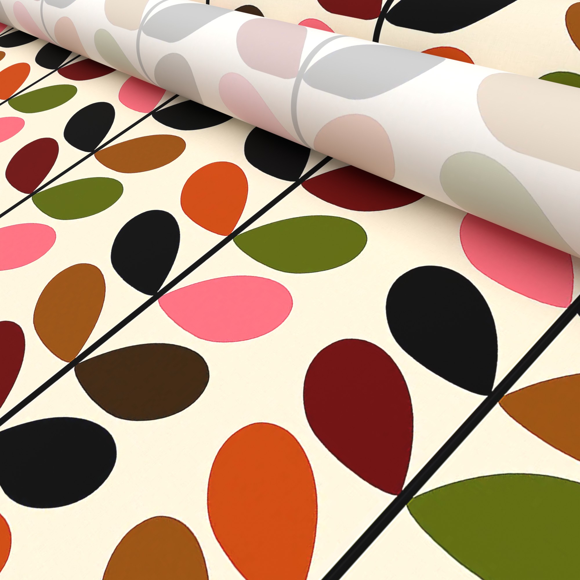 Orla Kiely Multi Stem Pink & Red Motorised - Image 5