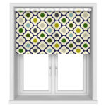 Orla Kiely Spot Flower Blue Multi Motorised