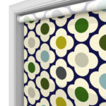 Orla Kiely Spot Flower Blue Multi Motorised
