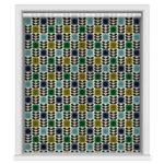 Orla Kiely Spot Flower Stem Blue & Green Motorised