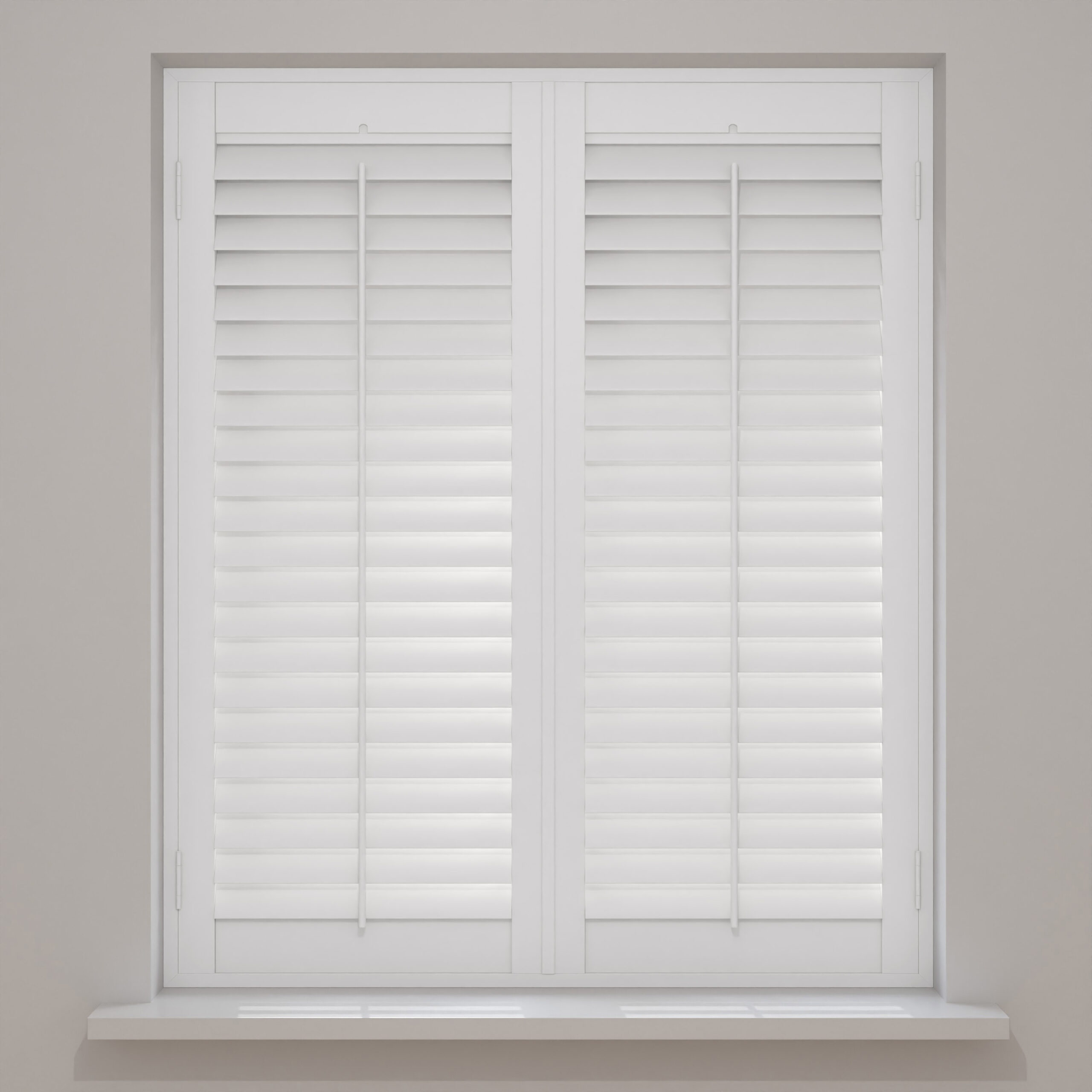 Bright White Full Height Plantation Shutters - Image 2