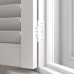 Bright White Full Height Plantation Shutters