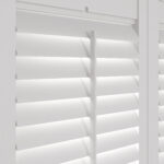 Bright White Full Height Plantation Shutters