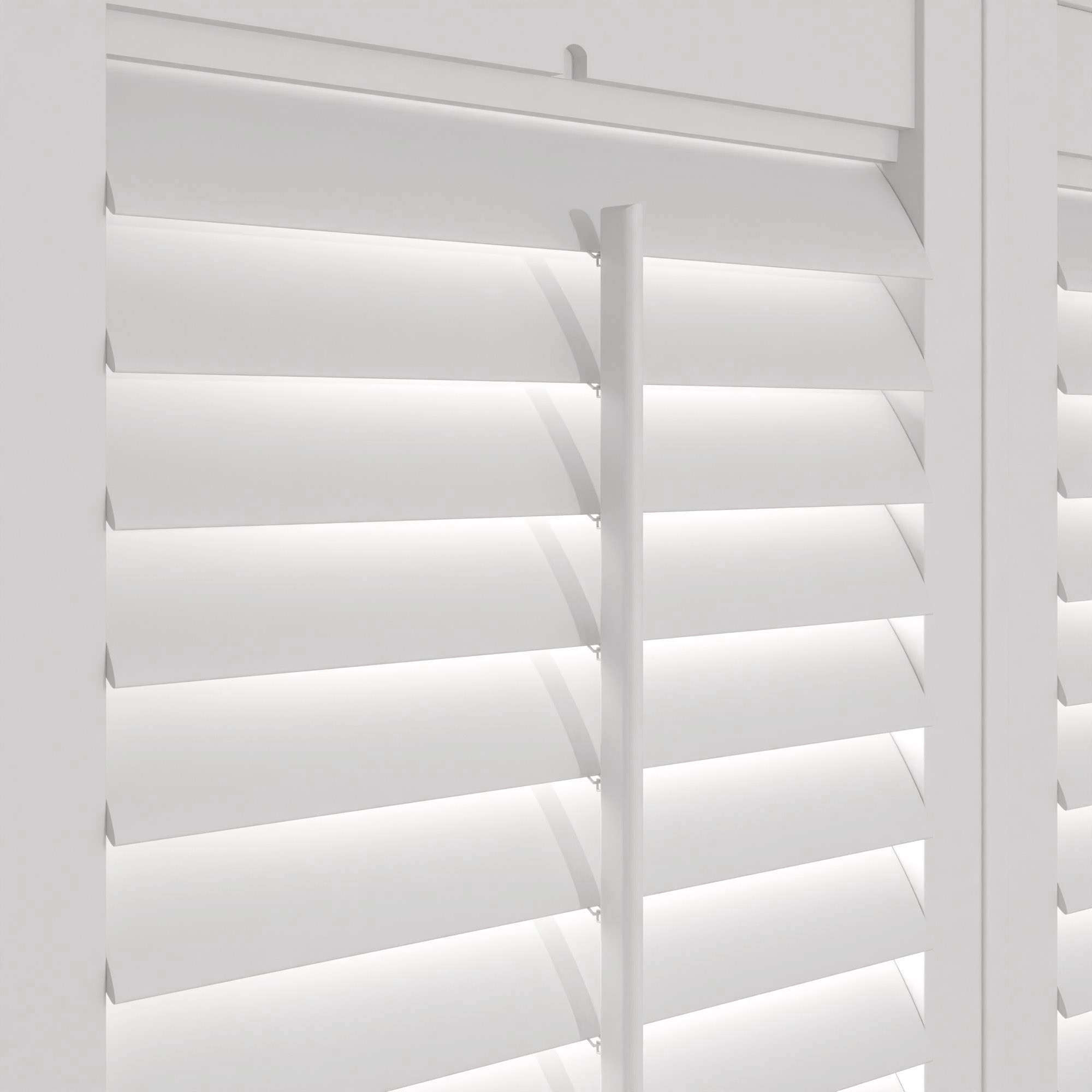 Bright White Full Height Plantation Shutters - Image 4