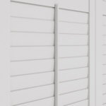 Bright White Full Height Plantation Shutters
