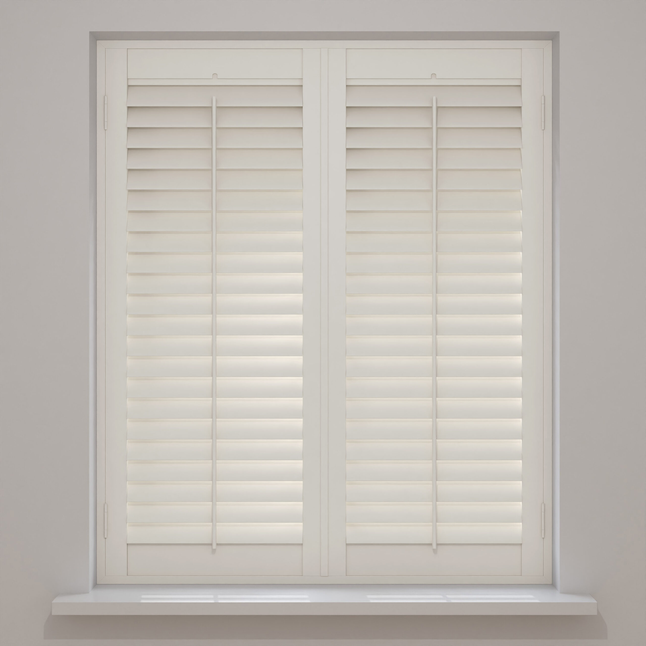 TradeChoice Linen White Full Height Plantation Shutters - Image 2