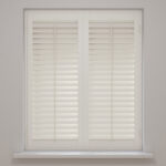 Linen White Full Height Plantation Shutters