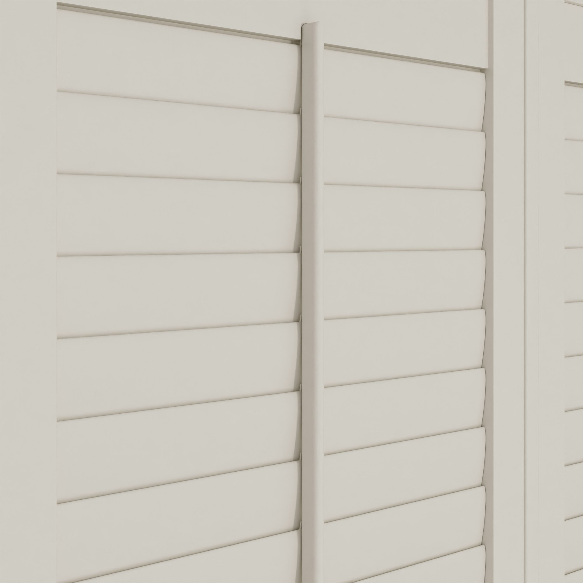 TradeChoice Linen White Tier On Tier Plantation Shutters - Image 5