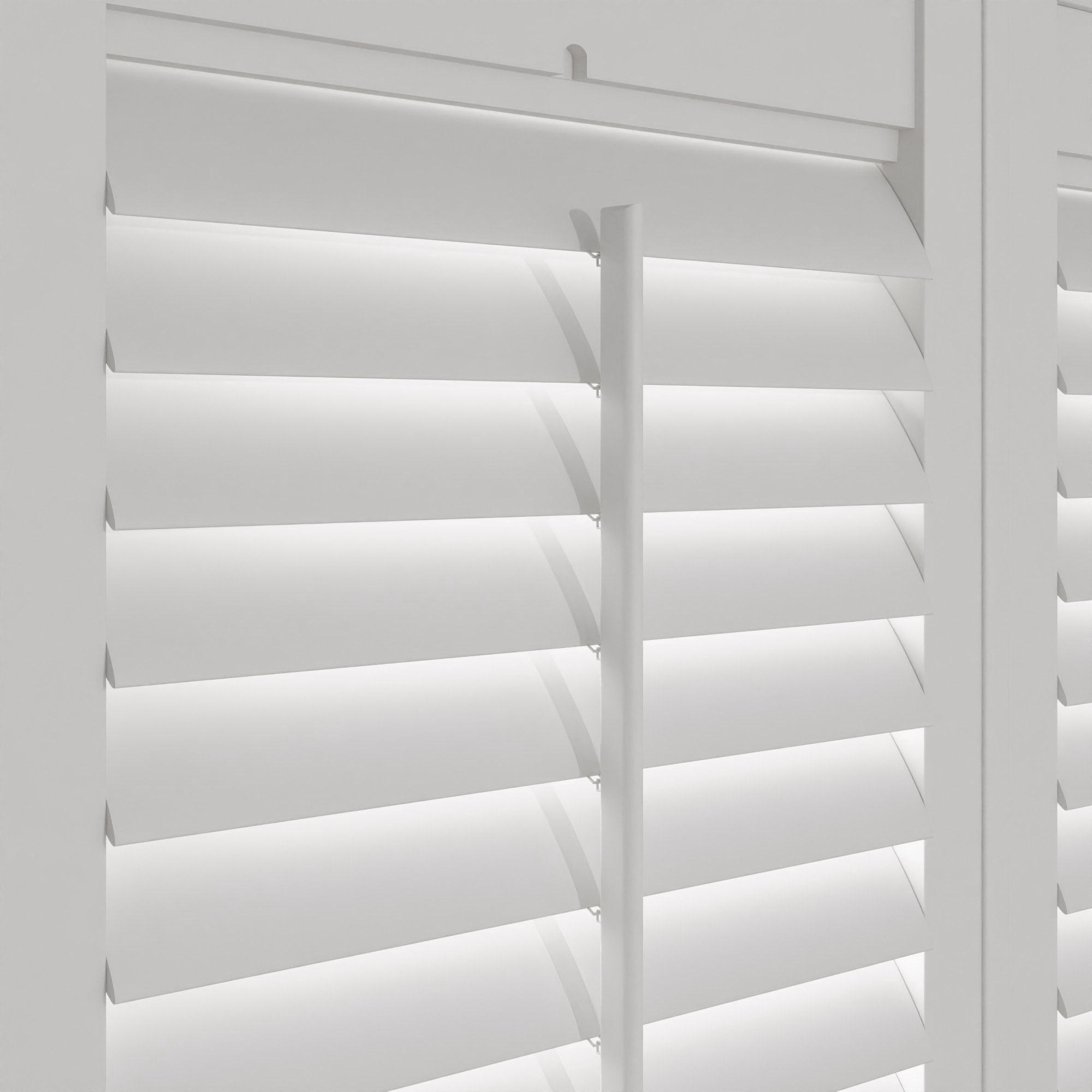Pure White Full Height Plantation Shutters - Image 4
