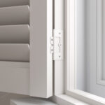 Cloud White Full Height Plantation Shutters