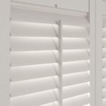 Cloud White Full Height Plantation Shutters