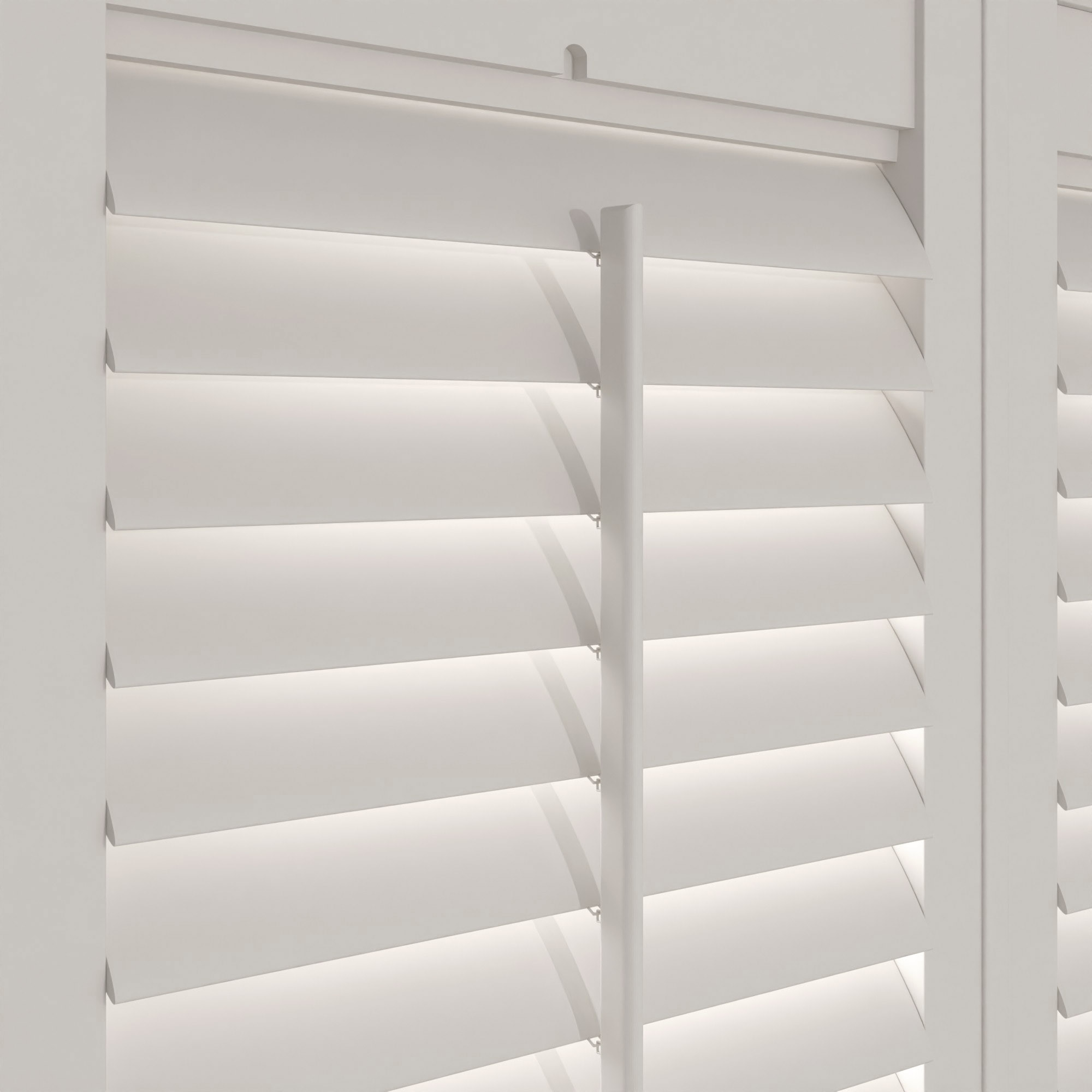 Cloud White Full Height Plantation Shutters - Image 4