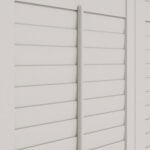 Cloud White Full Height Plantation Shutters