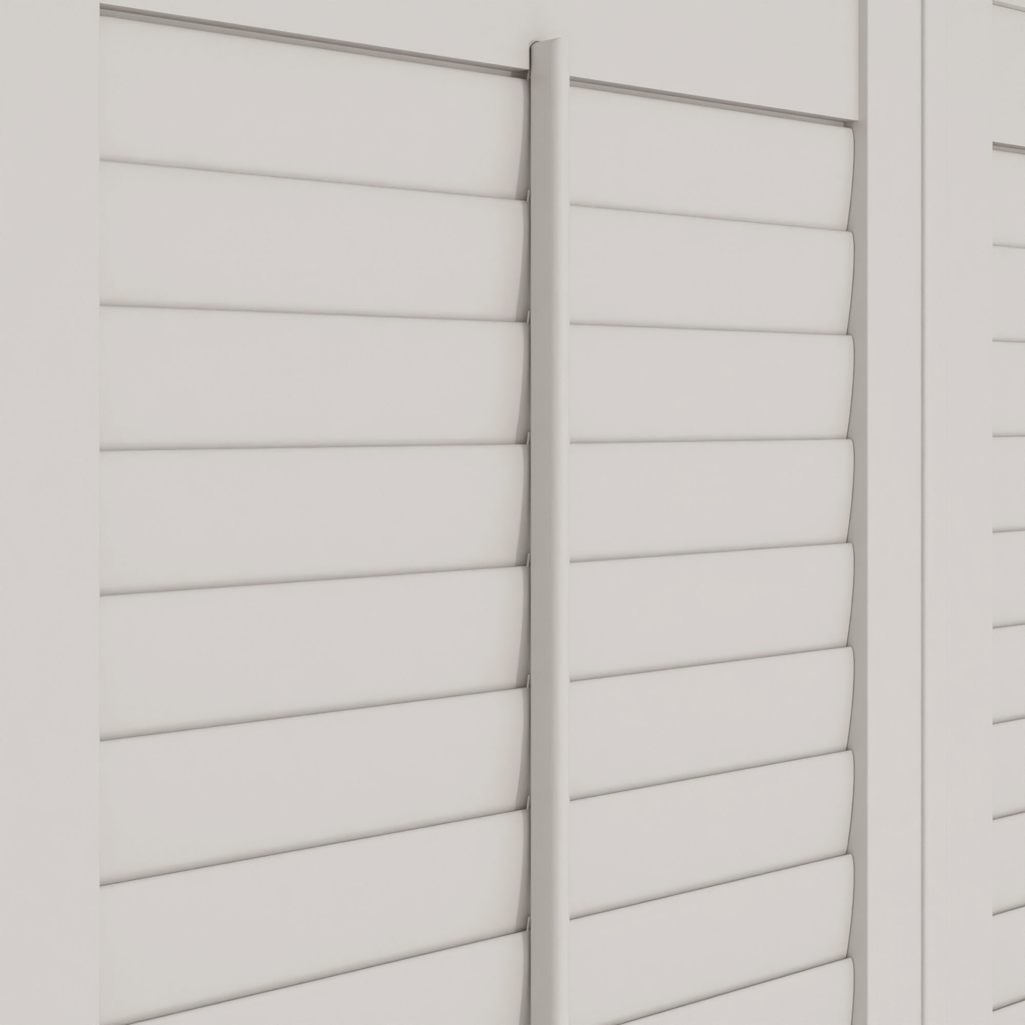 Cloud White Cafe Style Plantation Shutters - Image 5