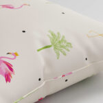 Sara Miller Flamingo Cream Cushion