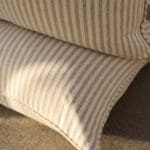 Emily Bond Oscar Stripe Pebble Cushion