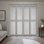 Pebble Grey Full Height Plantation Shutters