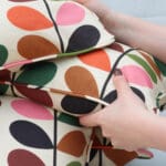 Orla Kiely Multi Stem Pink & Red Cushion