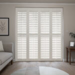 Linen White Full Height Plantation Shutters