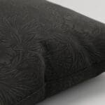 William Morris At Home Marigold Velvet Charcoal Cushion