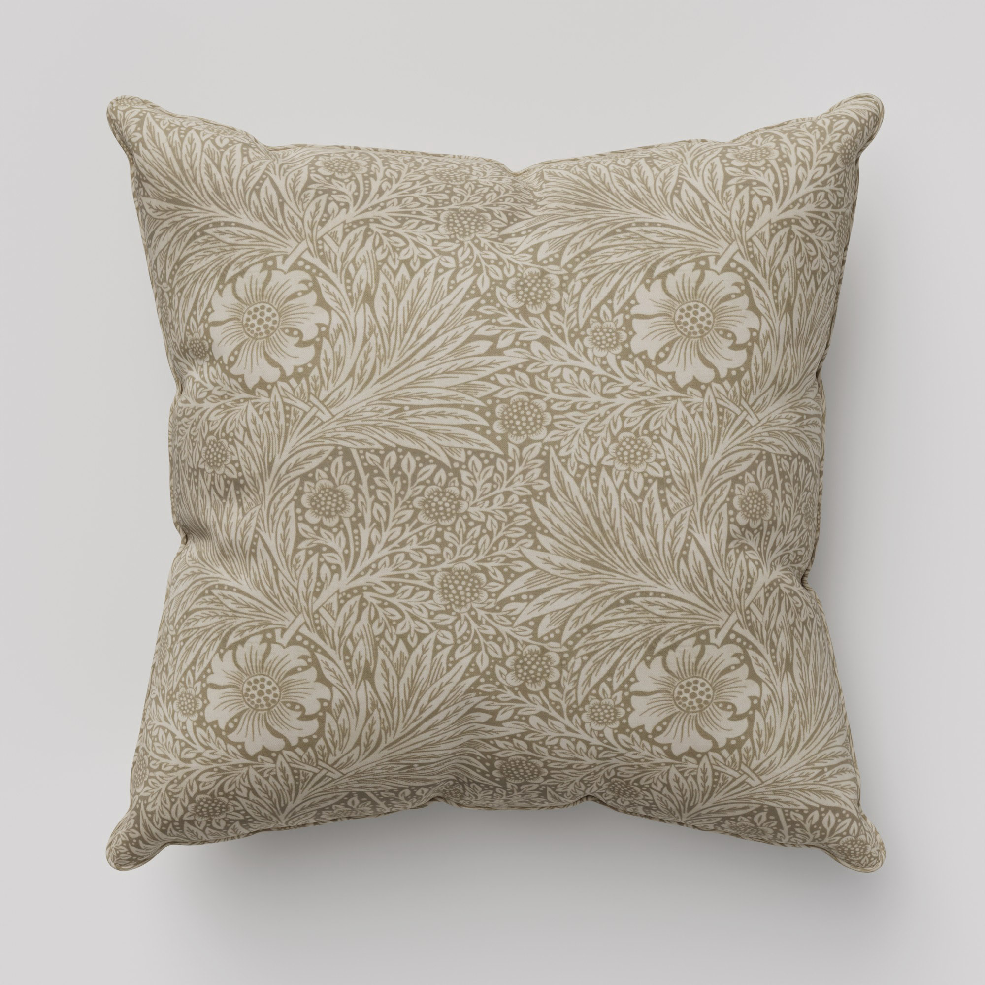 William Morris At Home Marigold Velvet Jute Cushion - Image 2
