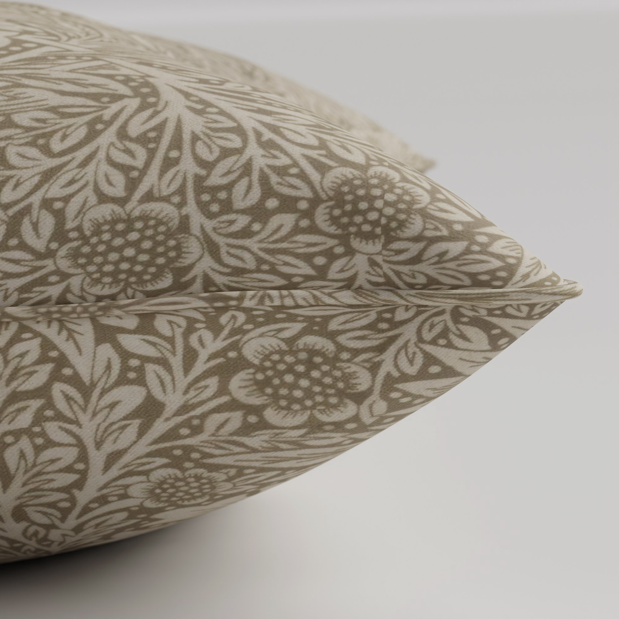 William Morris At Home Marigold Velvet Jute Cushion - Image 3