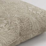 William Morris At Home Marigold Velvet Jute Cushion