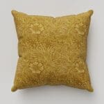 William Morris At Home Marigold Velvet Ochre Cushion