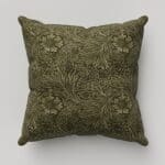 William Morris At Home Marigold Velvet Sage Cushion