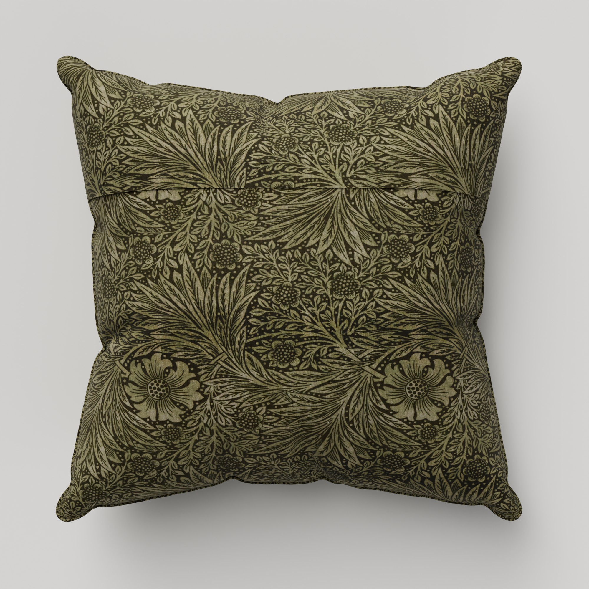 William Morris At Home Marigold Velvet Sage Cushion - Image 5
