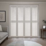 Cloud White Full Height Plantation Shutters