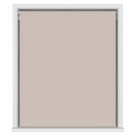 TradeChoice Blackout Beige Motorised Double Roller Blind